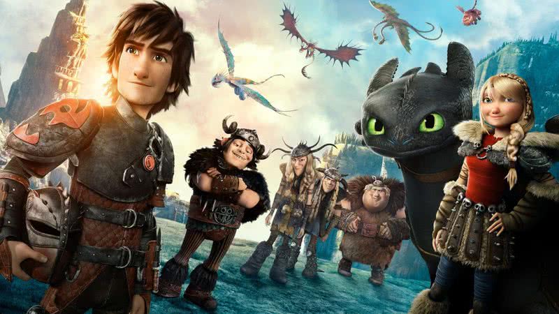 Personagens da franquia "Como Treinar o Seu Dragão" - Divulgação/Paramount Pictures
