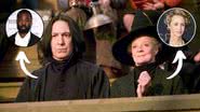 Severus Snape e Minerva McGonagall em 'Harry Potter e a Pedra Filosofal' - Paul Archuleta/Eamonn M. McCormack/FilmMagic/GettyImages/Warner Bros Pictures
