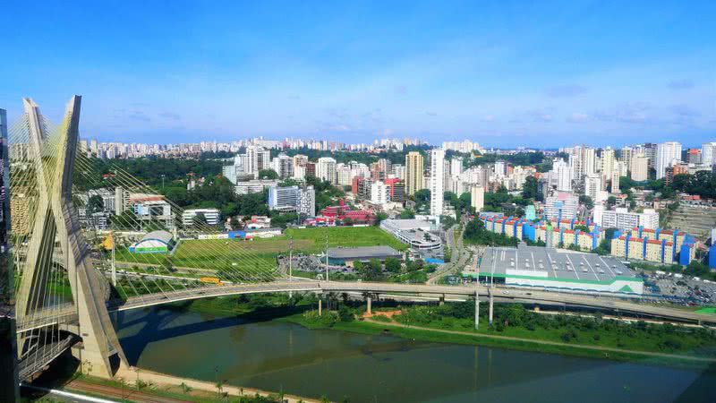 Imagem aérea da cidade de São Paulo - Pixabay