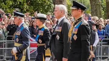 Filhos de Elizabeth II em seu funeral - Martin Meissner-WPA Pool/Getty Images
