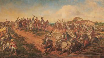 Quadro "Independência ou Morte", de Pedro Américo (1888) - Domínio Público