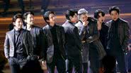 BTS durante o Grammy Awards 2022 - Matt Winkelmeyer/Getty Images