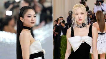 Jennie e Rosé, do BLACKPINK, no Met Gala - Getty Images