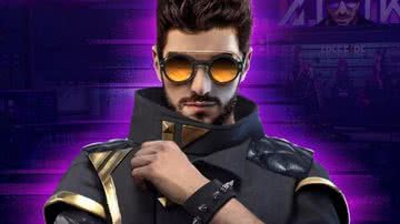 Imagem promocional do personagem Alok, do Free Fire - Divulgação/Garena