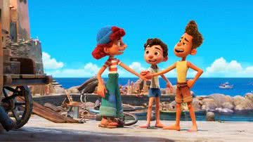 Cena da animação Luca (2021) - Divulgação/Pixar