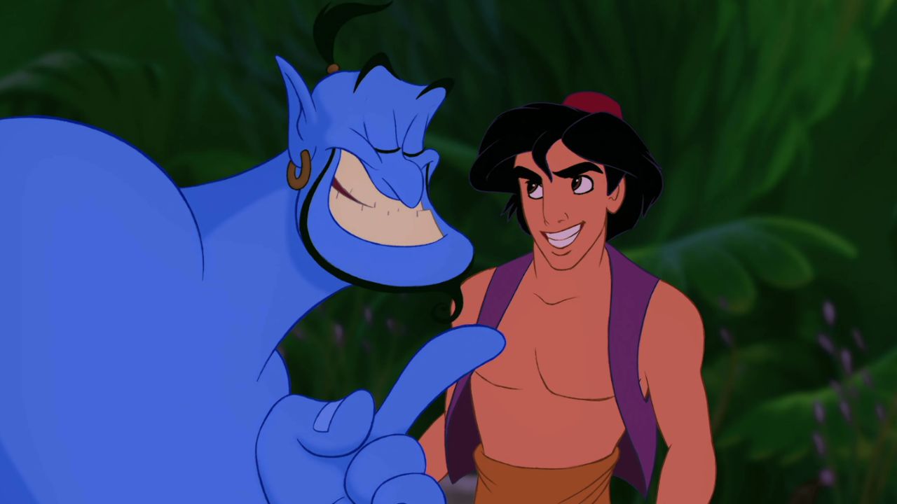 Cena da animação 'Aladdin' (1992)