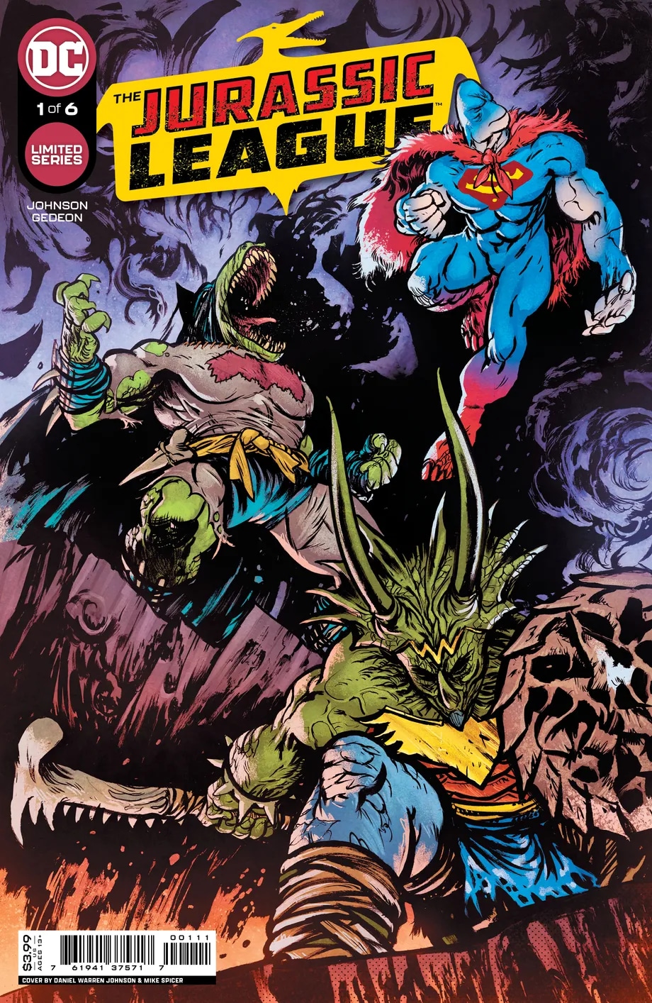 Capa de Jurassic League